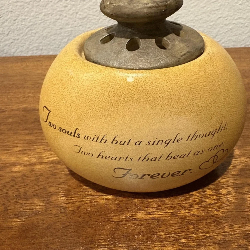 Seagull Heart Warmers Eternal Candle‎ Holder Keepsake 2006 Quote Gift Canada